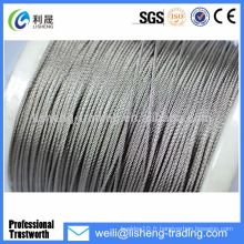 Galvanisé High Tensile Elevator Wire 8x19 Steel Wire Rope